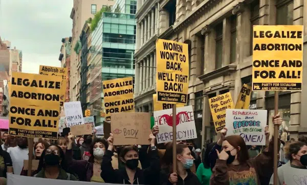 | A march for reproductive rights in New York City Liberation photo | MR Online